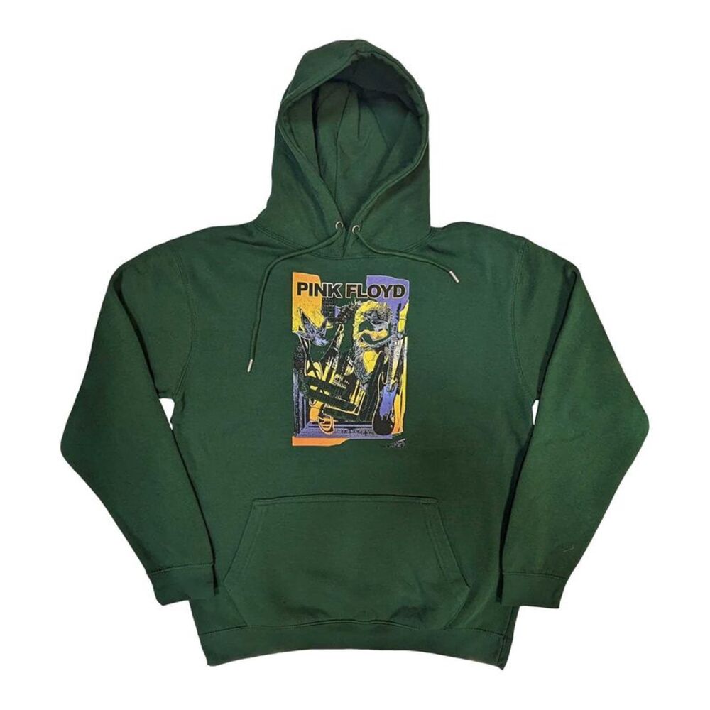 Pink Floyd Unisex Adult Knebworth Live Hoodie / Green